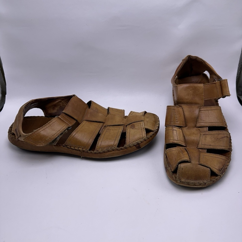 Pikolinos Tarifa  Leather Fisherman Sandals Mens Size 44 US 10.5
